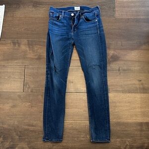 Hudson mid rise skinny jeans size 28